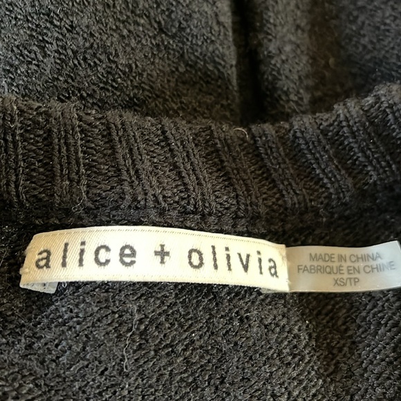 Alice + Olivia Gleeson metal Ball wool blend sweater, XS - Picture 5 of 7